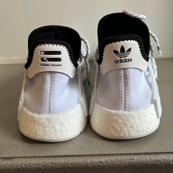 Adidas x Pharrell NMD Human Race Cloud White Sneakers - Picture 3 of 11